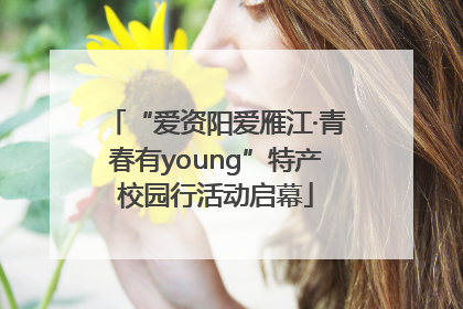 “爱资阳爱雁江·青春有young”特产校园行活动启幕