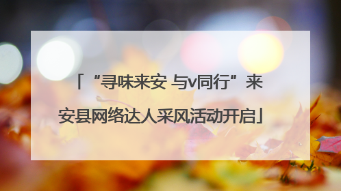 “寻味来安 与v同行”来安县网络达人采风活动开启