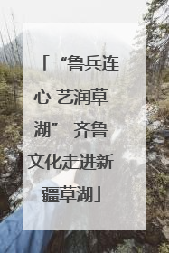 “鲁兵连心 艺润草湖” 齐鲁文化走进新疆草湖