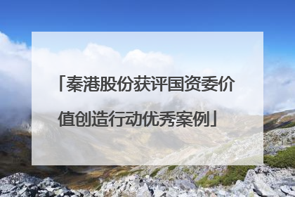 秦港股份获评国资委价值创造行动优秀案例