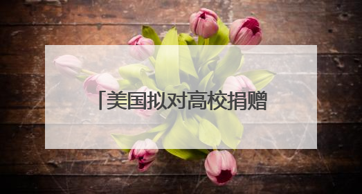 美国拟对高校捐赠基金分级征税,矛头直指精英大学