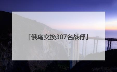 俄乌交换307名战俘