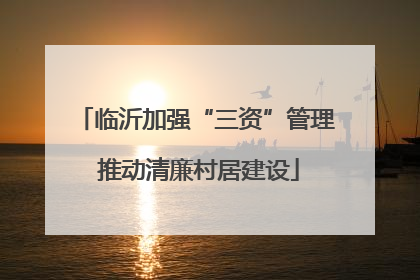 临沂加强“三资”管理 推动清廉村居建设