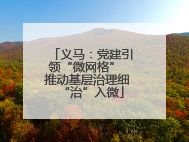义马：党建引领“微网格” 推动基层治理细“治”入微