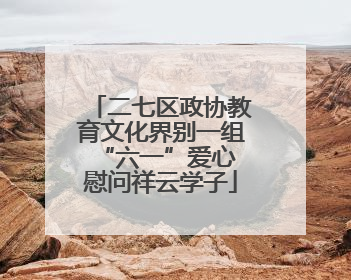 二七区政协教育文化界别一组 “六一”爱心慰问祥云学子