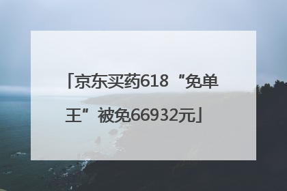 京东买药618“免单王”被免66932元