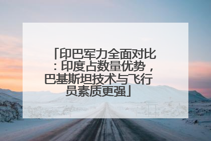 印巴军力全面对比：印度占数量优势，巴基斯坦技术与飞行员素质更强