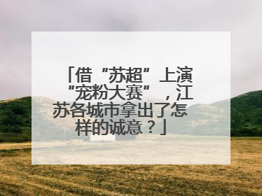 借“苏超”上演“宠粉大赛”，江苏各城市拿出了怎样的诚意？