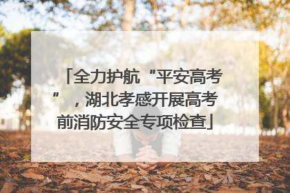 全力护航“平安高考”，湖北孝感开展高考前消防安全专项检查