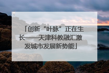 创新“叶脉”正在生长——天津科教融汇激发城市发展新势能