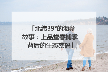 北纬39°的海参故事：上品堂春捕季背后的生态密码