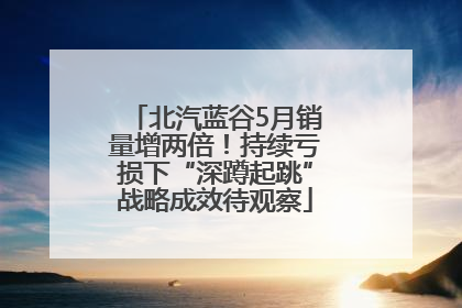 北汽蓝谷5月销量增两倍！持续亏损下“深蹲起跳”战略成效待观察