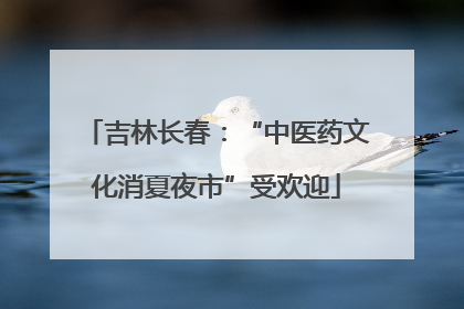 吉林长春：“中医药文化消夏夜市”受欢迎