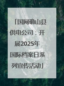 国网确山县供电公司：开展2025年国际档案日系列宣传活动