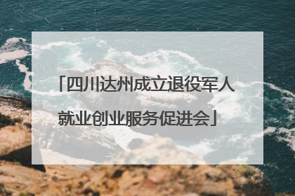 四川达州成立退役军人就业创业服务促进会