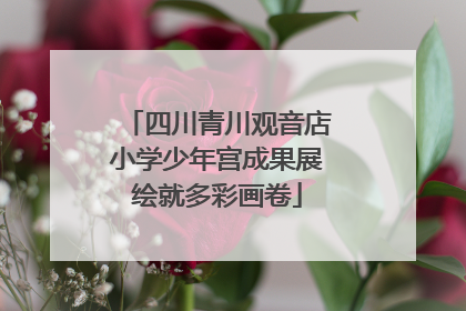 四川青川观音店小学少年宫成果展绘就多彩画卷