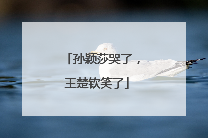 孙颖莎哭了，王楚钦笑了
