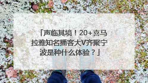 声临其境！20+喜马拉雅知名播客大V齐聚宁波是种什么体验？