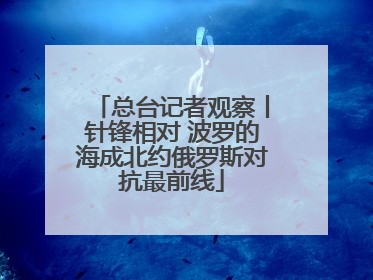 总台记者观察丨针锋相对 波罗的海成北约俄罗斯对抗最前线