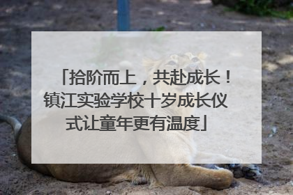 拾阶而上，共赴成长！镇江实验学校十岁成长仪式让童年更有温度