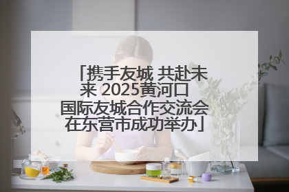 携手友城 共赴未来 2025黄河口国际友城合作交流会在东营市成功举办