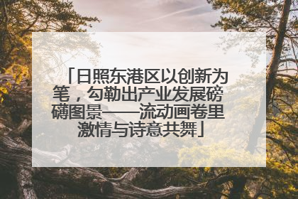 日照东港区以创新为笔，勾勒出产业发展磅礴图景——流动画卷里 激情与诗意共舞