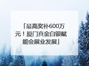 最高奖补600万元！厦门真金白银赋能会展业发展