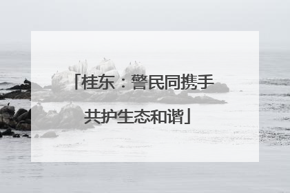 桂东：警民同携手 共护生态和谐