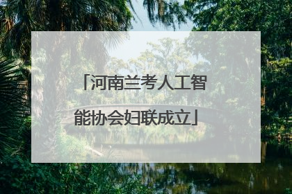 河南兰考人工智能协会妇联成立