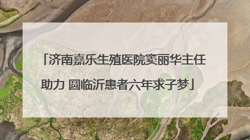济南嘉乐生殖医院窦丽华主任助力 圆临沂患者六年求子梦