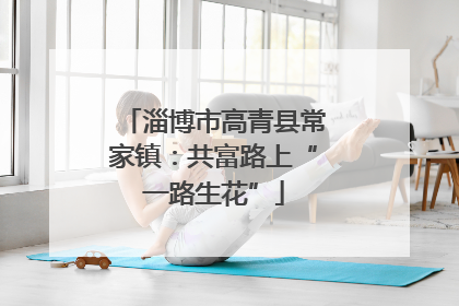淄博市高青县常家镇：共富路上“一路生花”