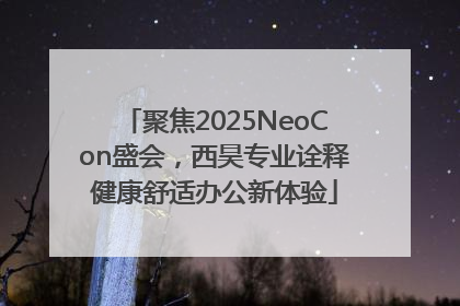 聚焦2025NeoCon盛会，西昊专业诠释健康舒适办公新体验