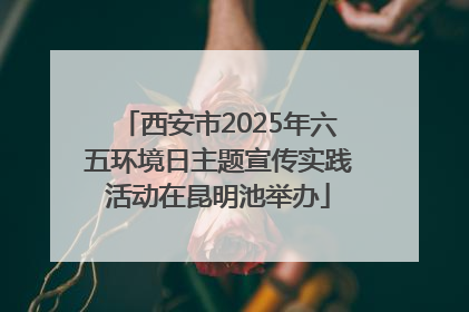 西安市2025年六五环境日主题宣传实践活动在昆明池举办
