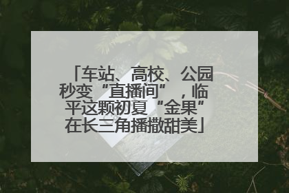 车站、高校、公园秒变“直播间”，临平这颗初夏“金果”在长三角播撒甜美