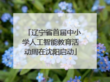 辽宁省首届中小学人工智能教育活动周在沈阳启动