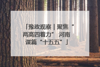 豫政观察｜聚焦“两高四着力” 河南谋篇“十五五”