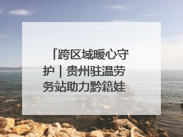跨区域暖心守护｜贵州驻温劳务站助力黔籍娃入学无忧