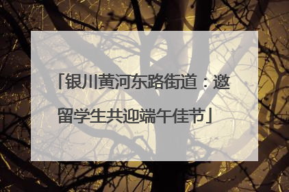 银川黄河东路街道：邀留学生共迎端午佳节