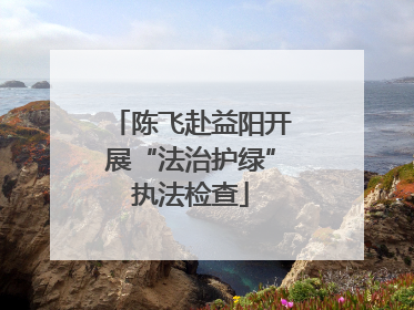 陈飞赴益阳开展“法治护绿”执法检查