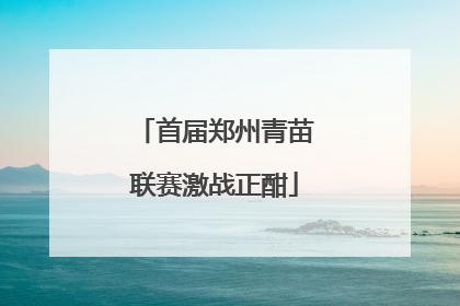 首届郑州青苗联赛激战正酣