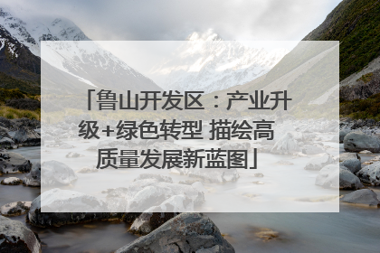 鲁山开发区：产业升级+绿色转型 描绘高质量发展新蓝图