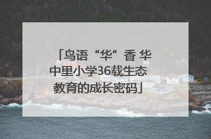 鸟语“华”香 华中里小学36载生态教育的成长密码