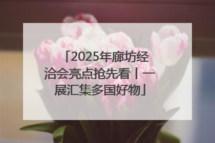 2025年廊坊经洽会亮点抢先看丨一展汇集多国好物