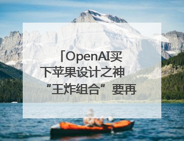 OpenAI买下苹果设计之神 “王炸组合”要再造一个苹果？