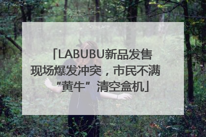 LABUBU新品发售现场爆发冲突，市民不满“黄牛”清空盒机